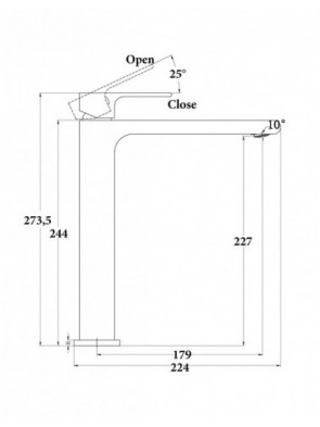 TALL BASIN MIXER [LUME-02] 2