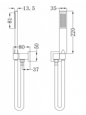 SHOWER BRACKET [LUME-18] 2